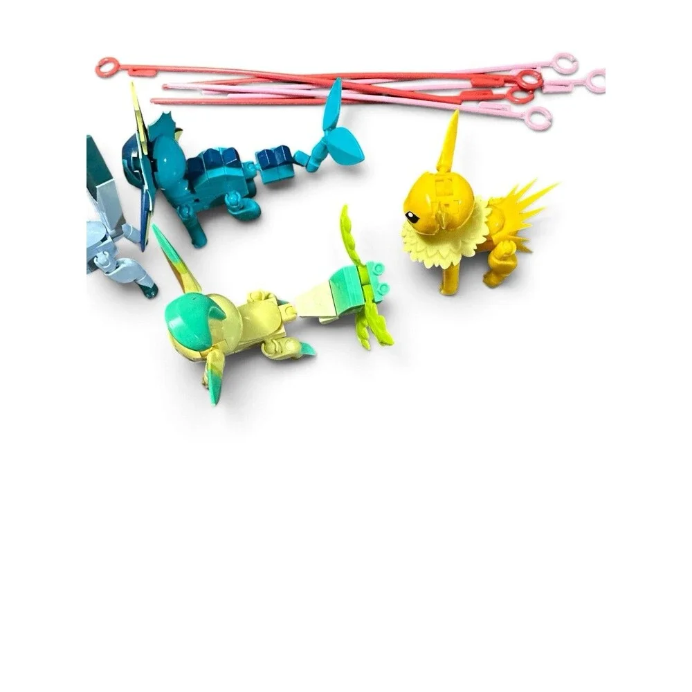 Pokémon Mega Construx Eevee Evolutions Build & Show LOT OF 8 Figures READ